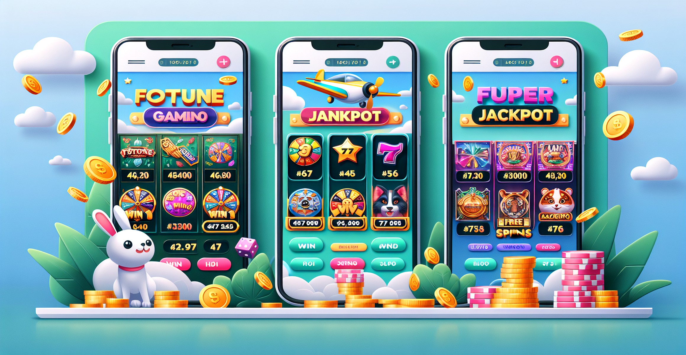 Play Fortune Rabbit Slots at Bit Play - Fun and colorful game